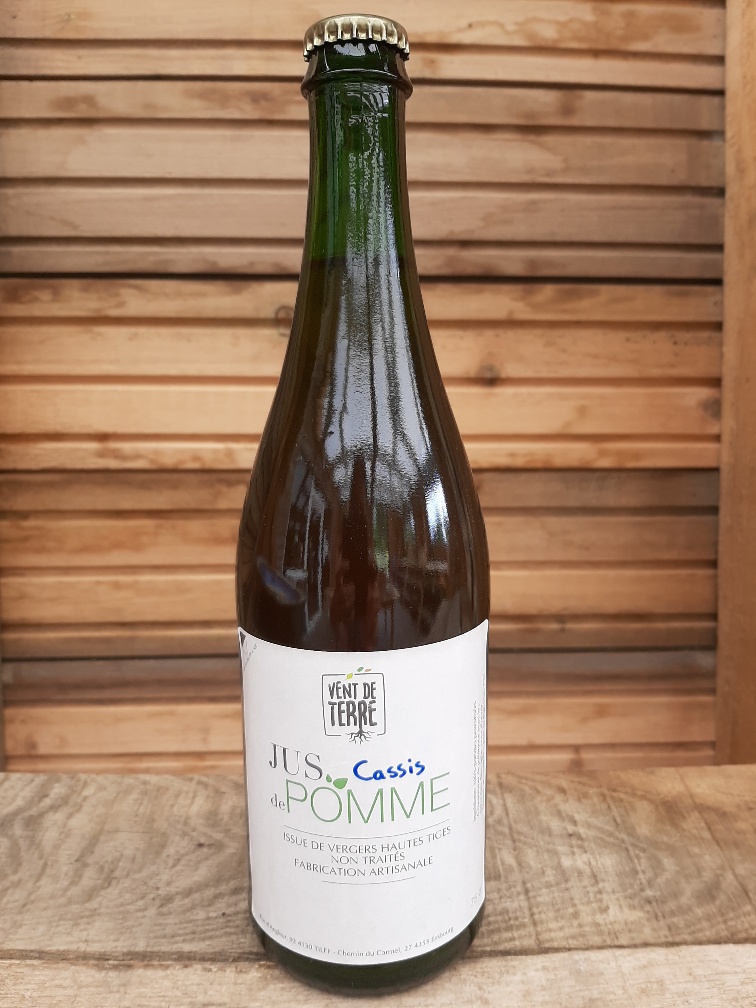 NF Jus pommes/cassis (75cl) y compris consigne de 0,5€