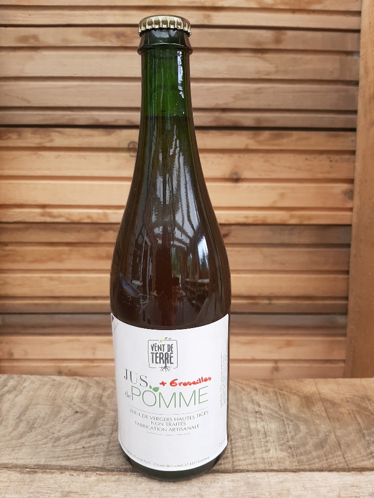 NF jus pomme/groseille (75cl) y compris consigne de 0,5€